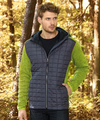 Men's Knitted Hybrid Jacket James & Nicholson JN 772
