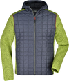 Men's Knitted Hybrid Jacket James & Nicholson JN 772