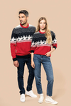 Božični pulover s klasičnim motivom - Unisex