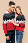 Božični pulover s klasičnim motivom - Unisex