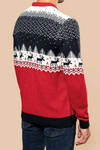 Božični pulover s klasičnim motivom - Unisex
