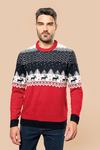 Božični pulover s klasičnim motivom - Unisex