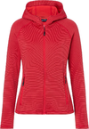 Damen Kapuzen Stretch Fleecejacke JN 785