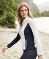 Damen Stretch Fleecejacke James & Nicholson JN 783