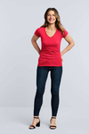 Ženska majica V-izrez Gildan SOFTSTYLE® LADIES'