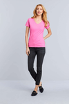 PREMIUM COTTON® DAMEN-T-SHIRT MIT V-AUSSCHNITT Gildan 4100V