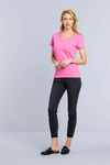 PREMIUM COTTON® DAMEN-T-SHIRT MIT V-AUSSCHNITT Gildan 4100V