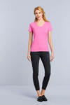 PREMIUM COTTON® DAMEN-T-SHIRT MIT V-AUSSCHNITT Gildan 4100V