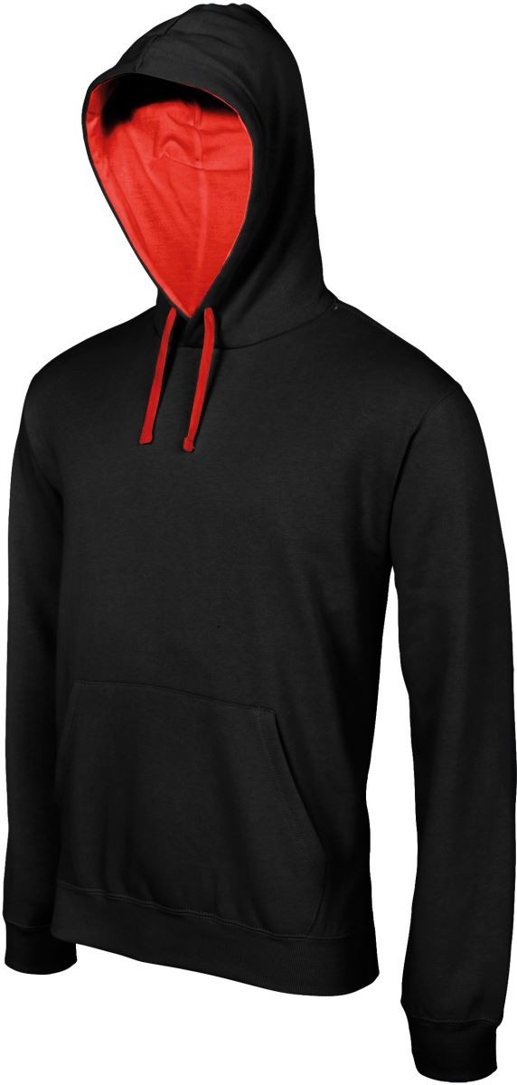 Kariban Ladies' Contrast Hooded Sweatshirt ka465bl-fg-xl Black, Promotional  Items - Promo Direct